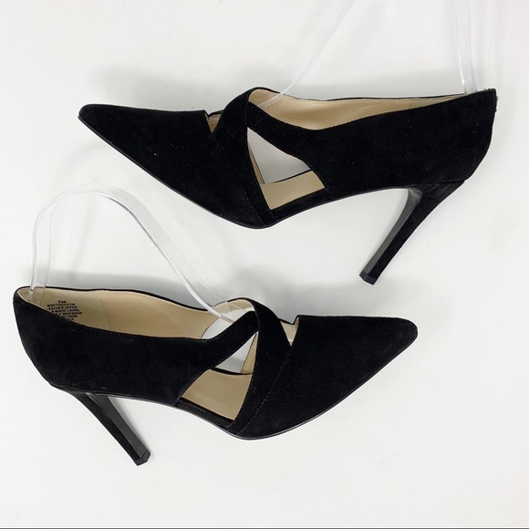 Nine West Shoes - Nine West Suede Black Heels